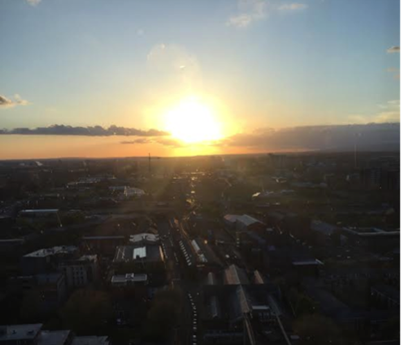 Manchester sunset