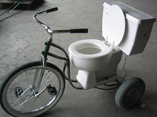 Toilet-Tricycle